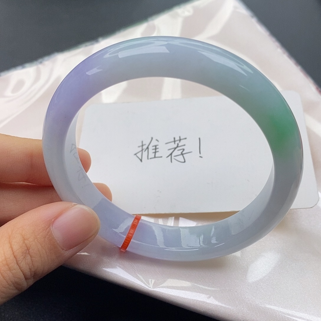 翡翠未镶嵌手镯59正圈