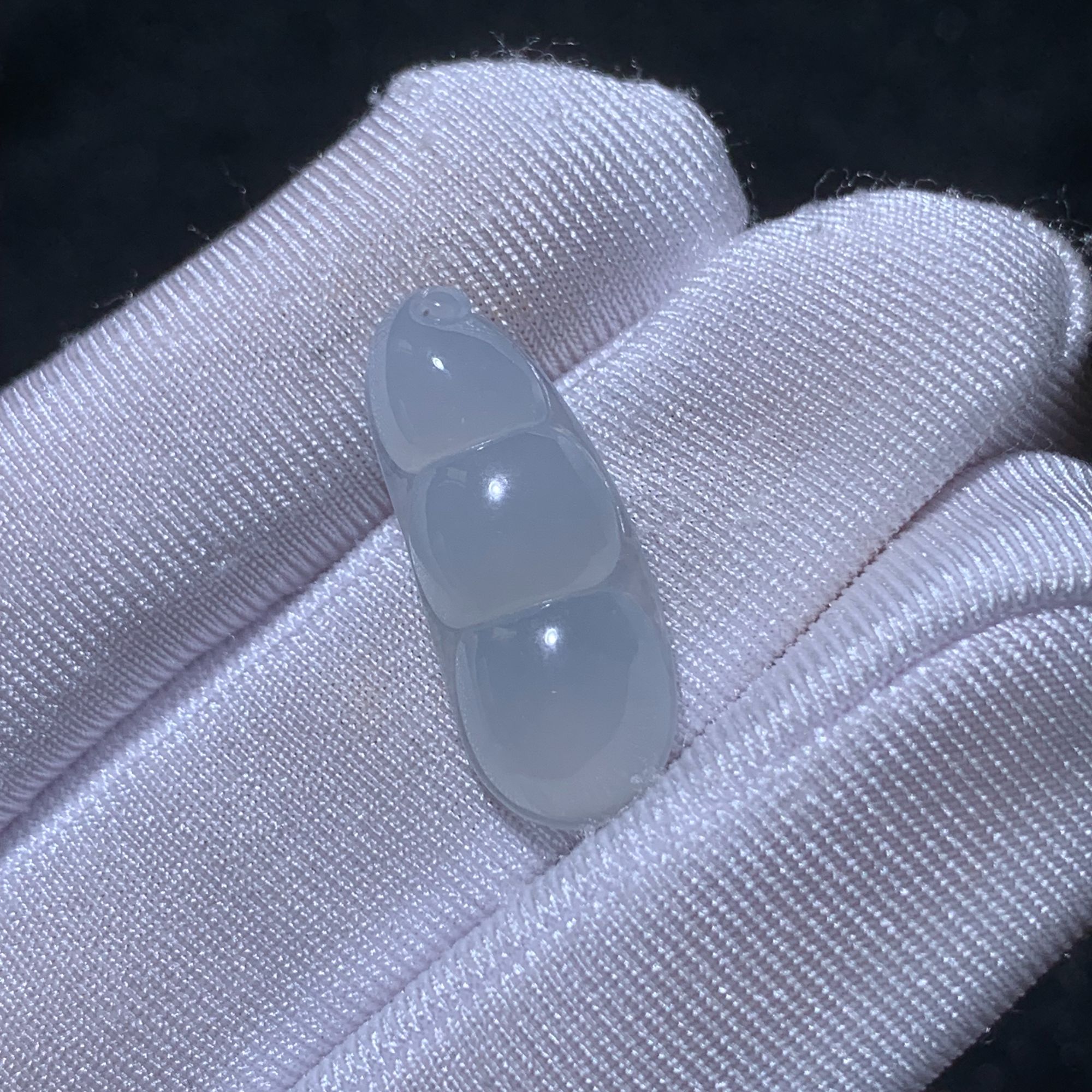 ZY-0616-7-25  天然缅甸翡翠A货  福豆吊坠