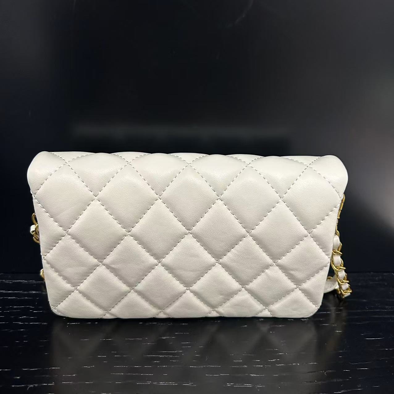 COCO DICV2025新款高端定制时尚女包 菱格小钱包 白色黑色