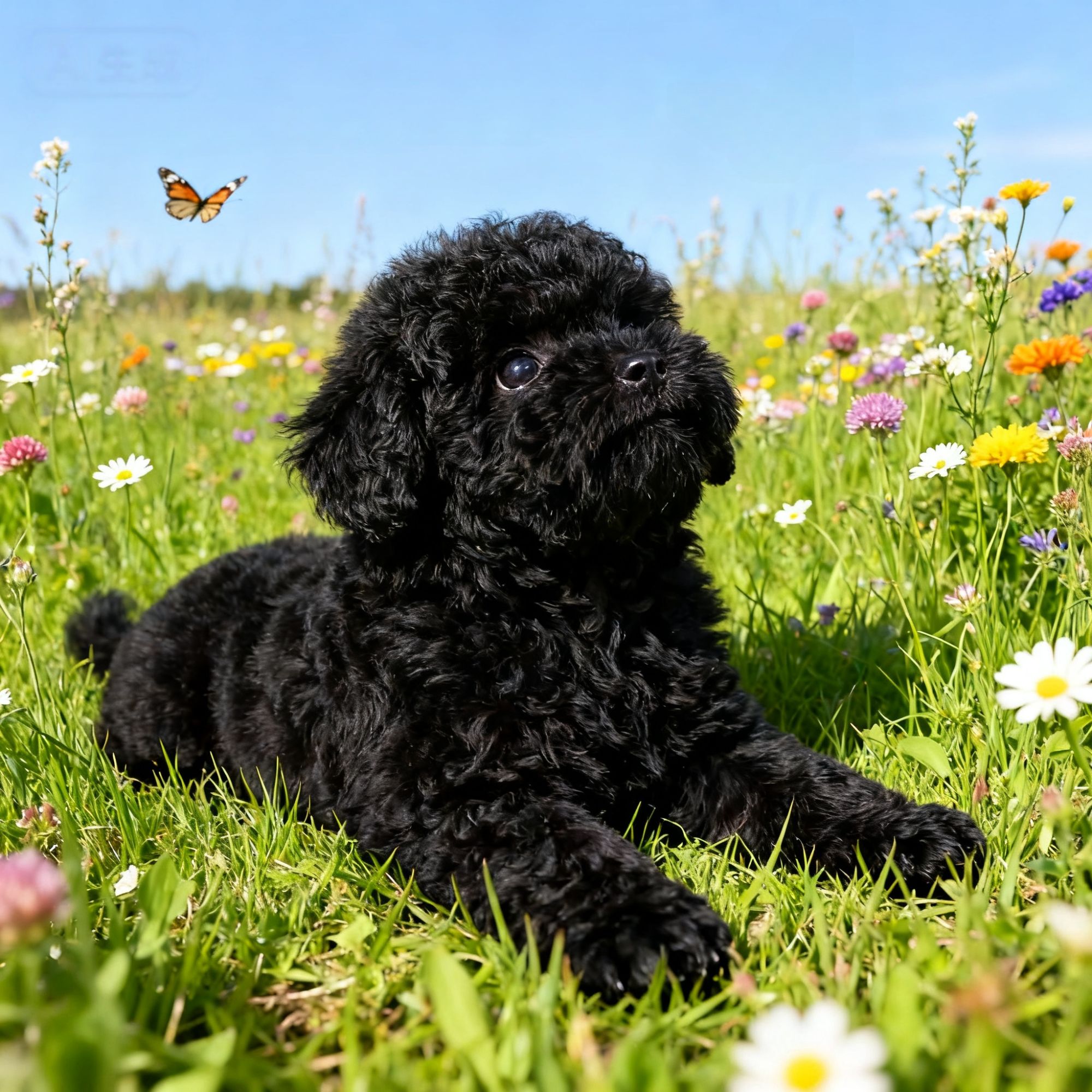 泰迪幼犬贵宾犬黑色精品网红活泼宠物小型犬长不大小体型纯黑聪明