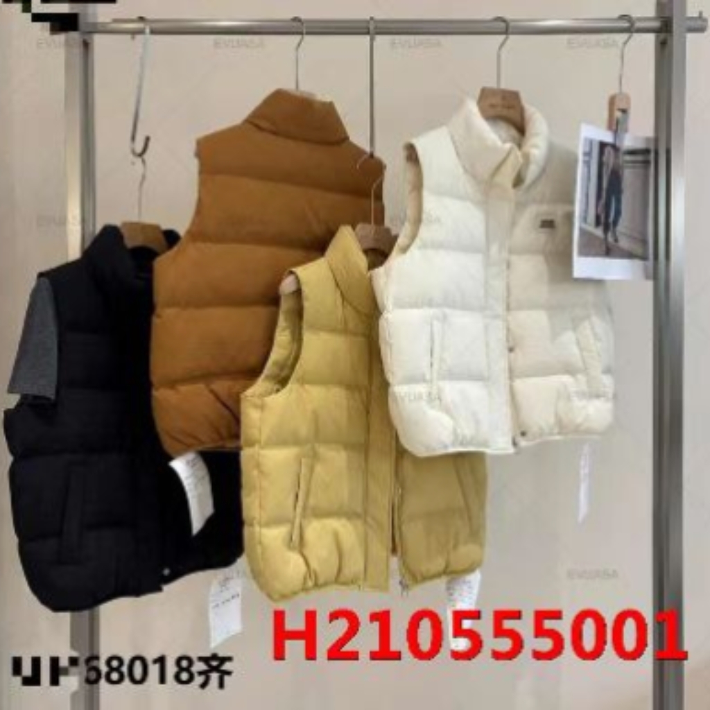 都市韩一坊女秋冬立领保暖棉服冬季加厚马甲亲肤无袖坎肩外穿背心