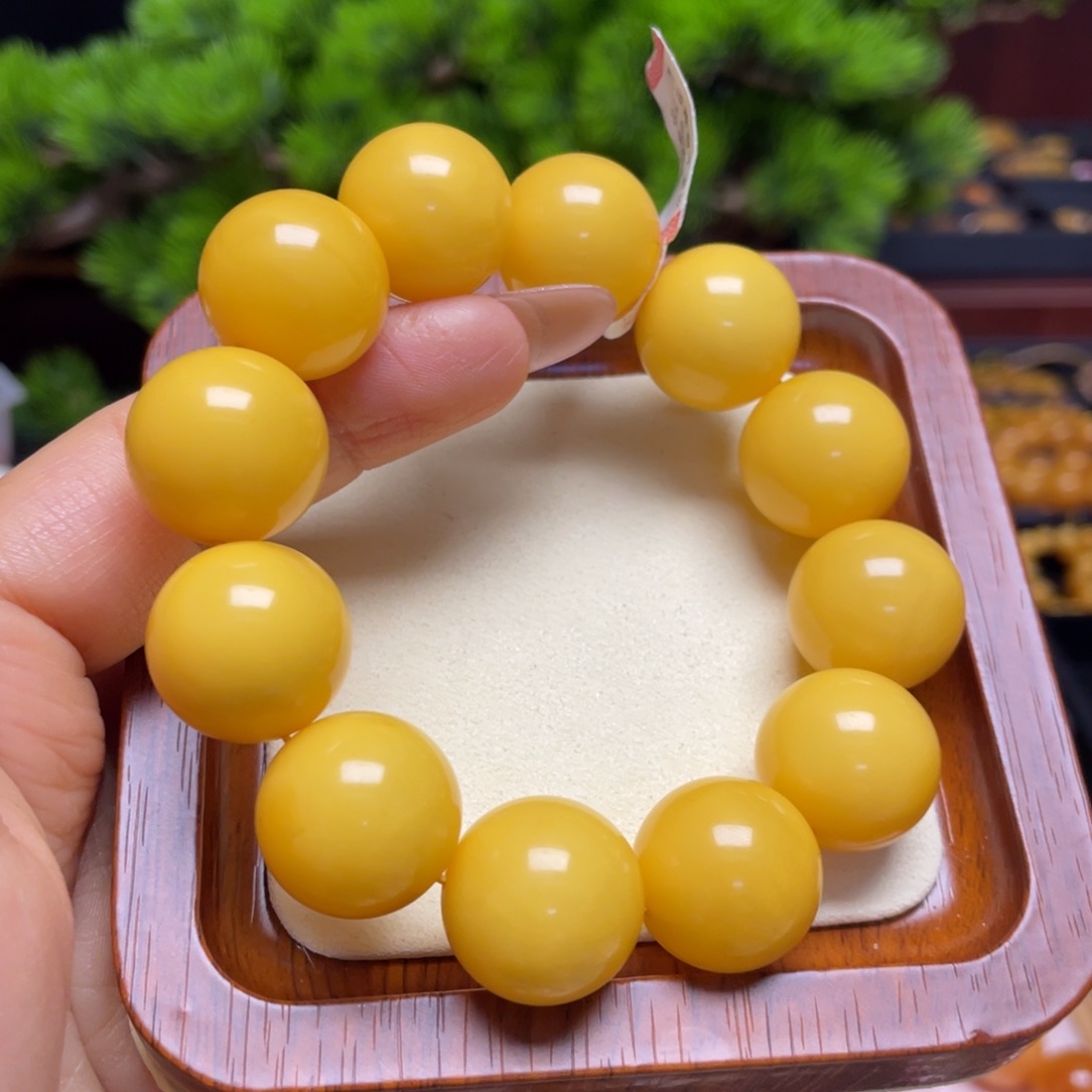 蜜蜡手链未镶嵌手串