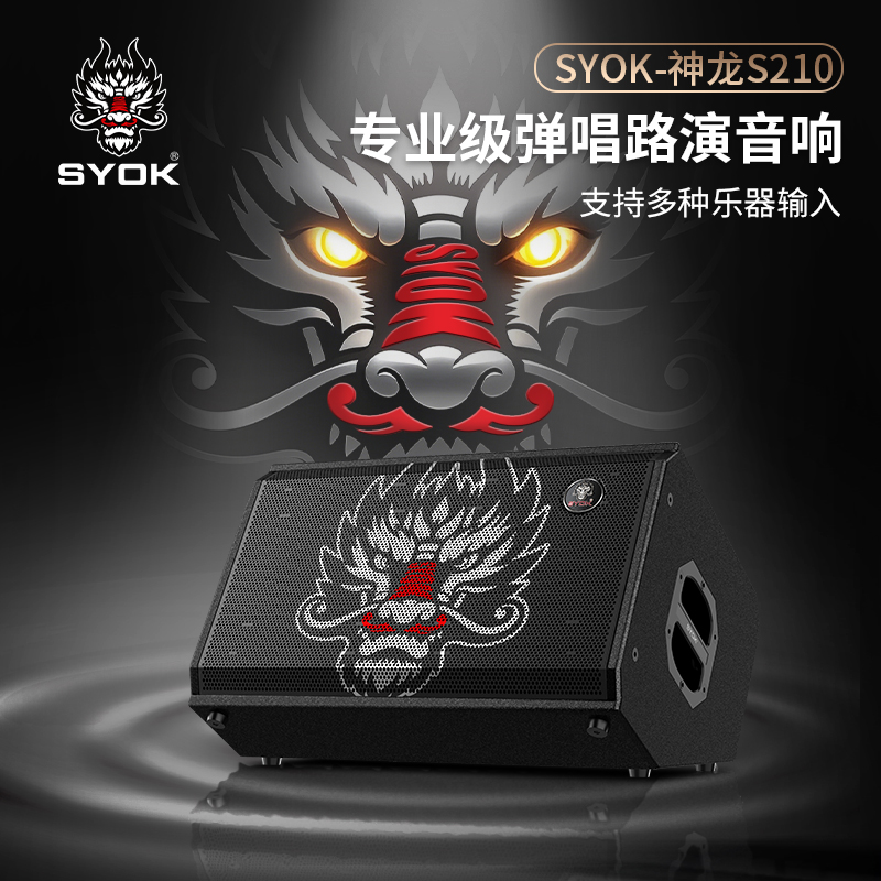 SYOKSYOK神龙S210大功率800瓦演出无线蓝牙弹唱音响音箱