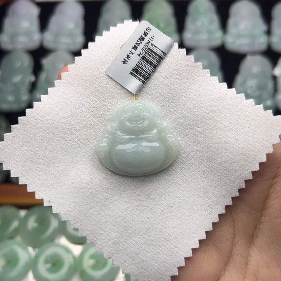 颈饰未镶嵌翡翠佛公