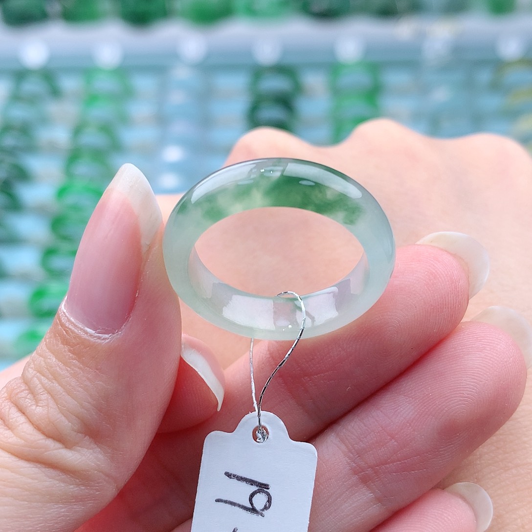 翡翠戒指未镶嵌缅甸翡翠A货