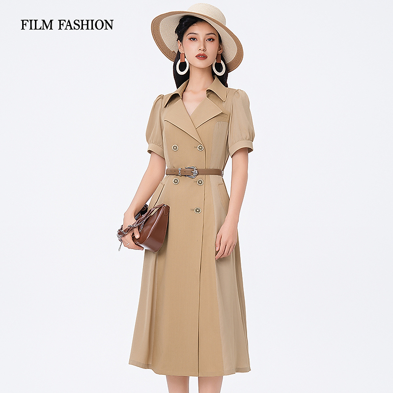 【白姐专属】夏季新款拼接连衣裙高级FFNL125317