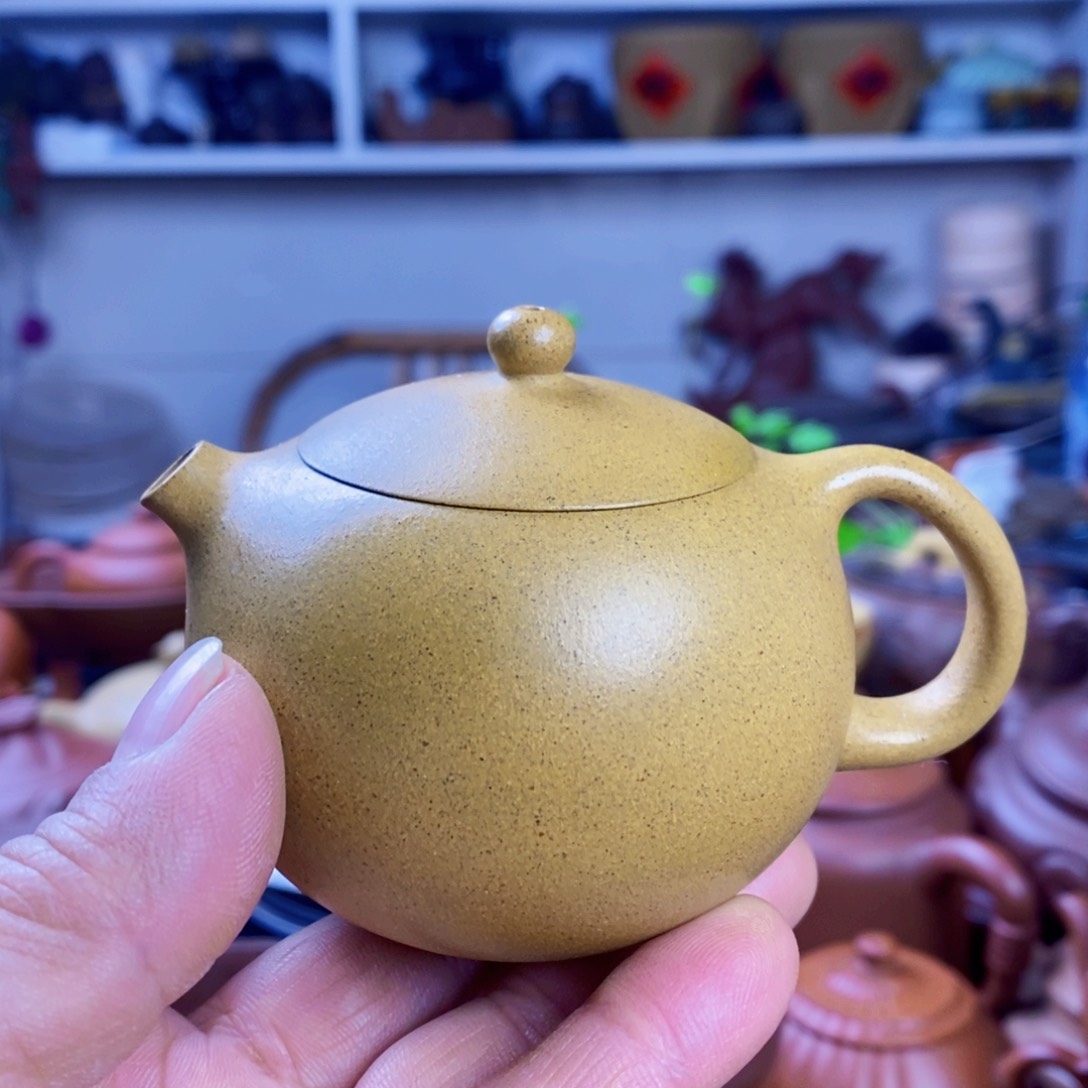 段泥茶壶原矿紫砂