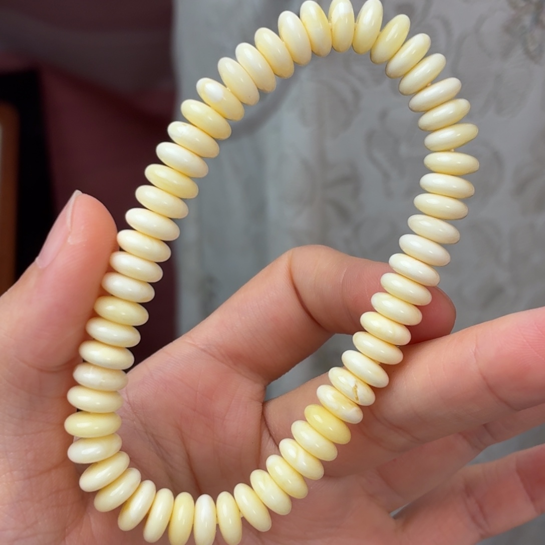 蜜蜡未镶嵌吊坠(不含链)药片手串