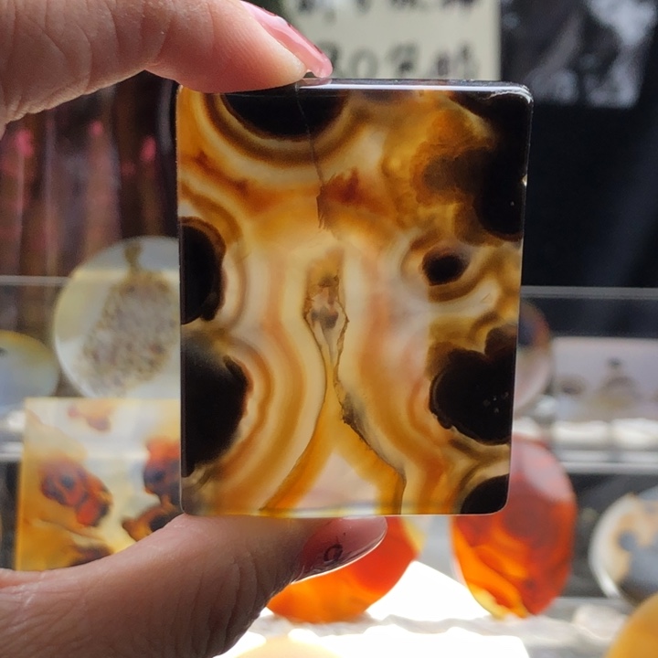 玛瑙/玉髓颈饰未镶嵌瑕疵136