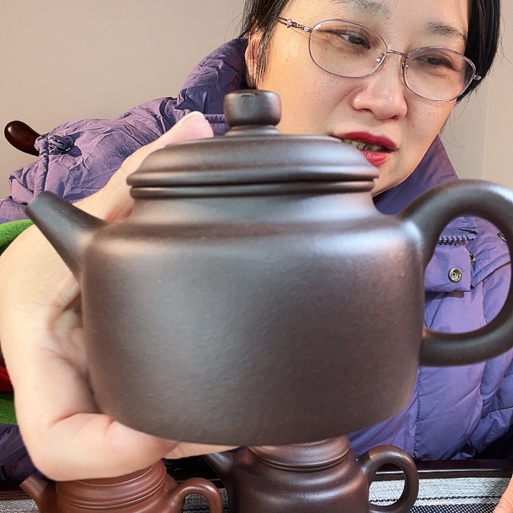 紫泥茶壶普****岛作品欣赏