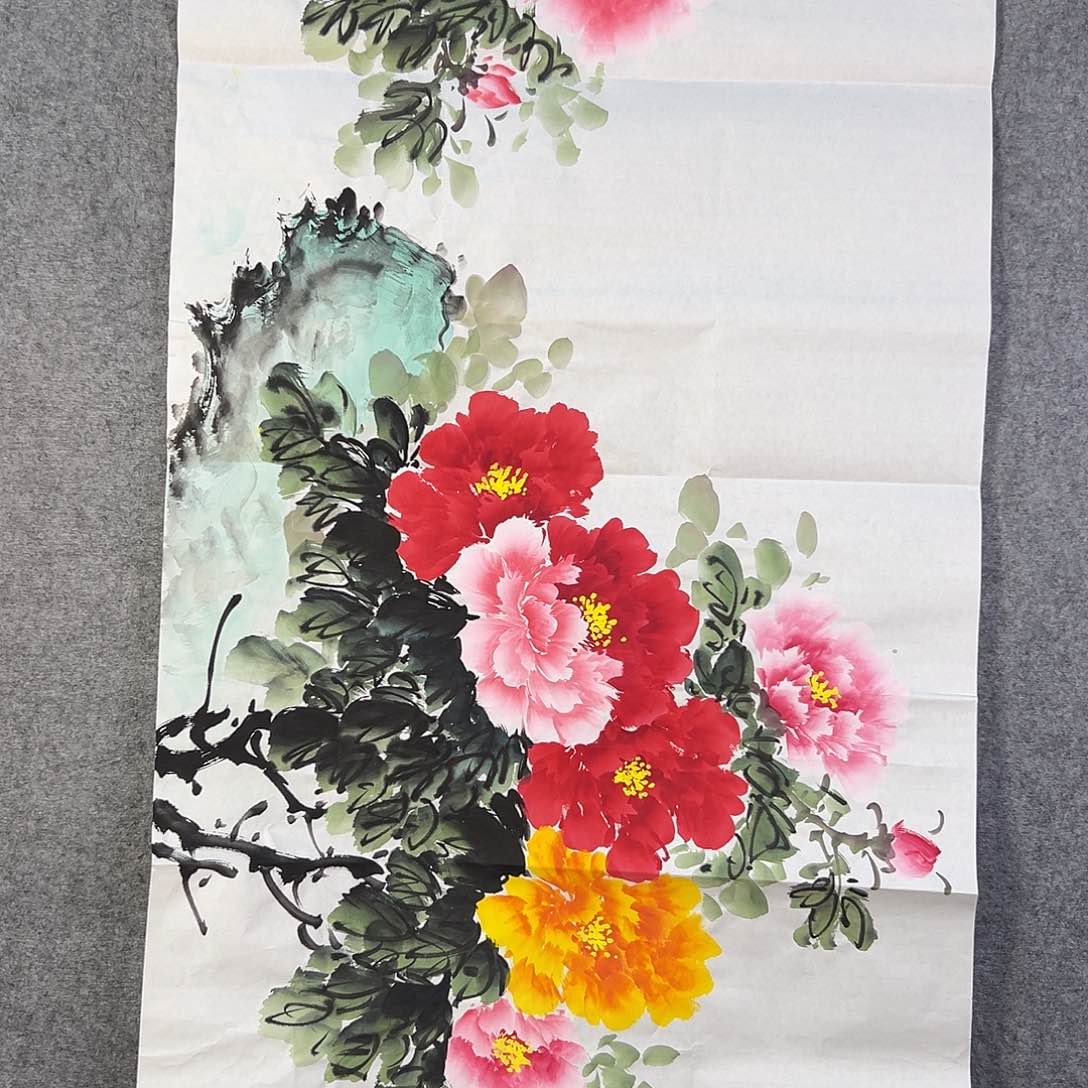 国画386 牡丹花等经济植物资源和