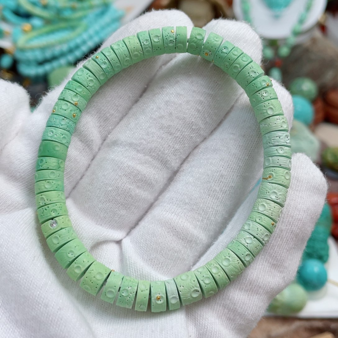 绿松石珠宝奇石未镶嵌