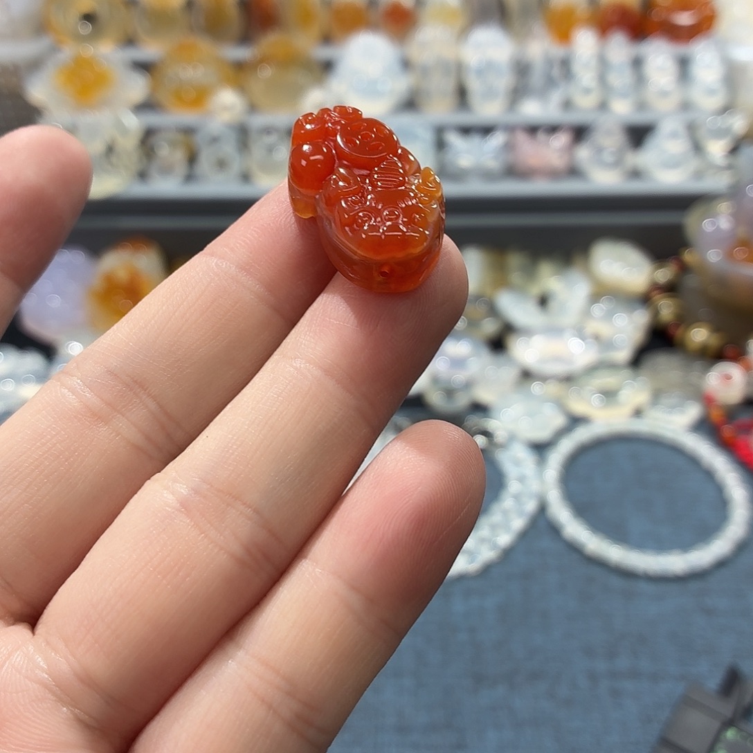 玛瑙/玉髓未镶嵌吊坠(不含链)