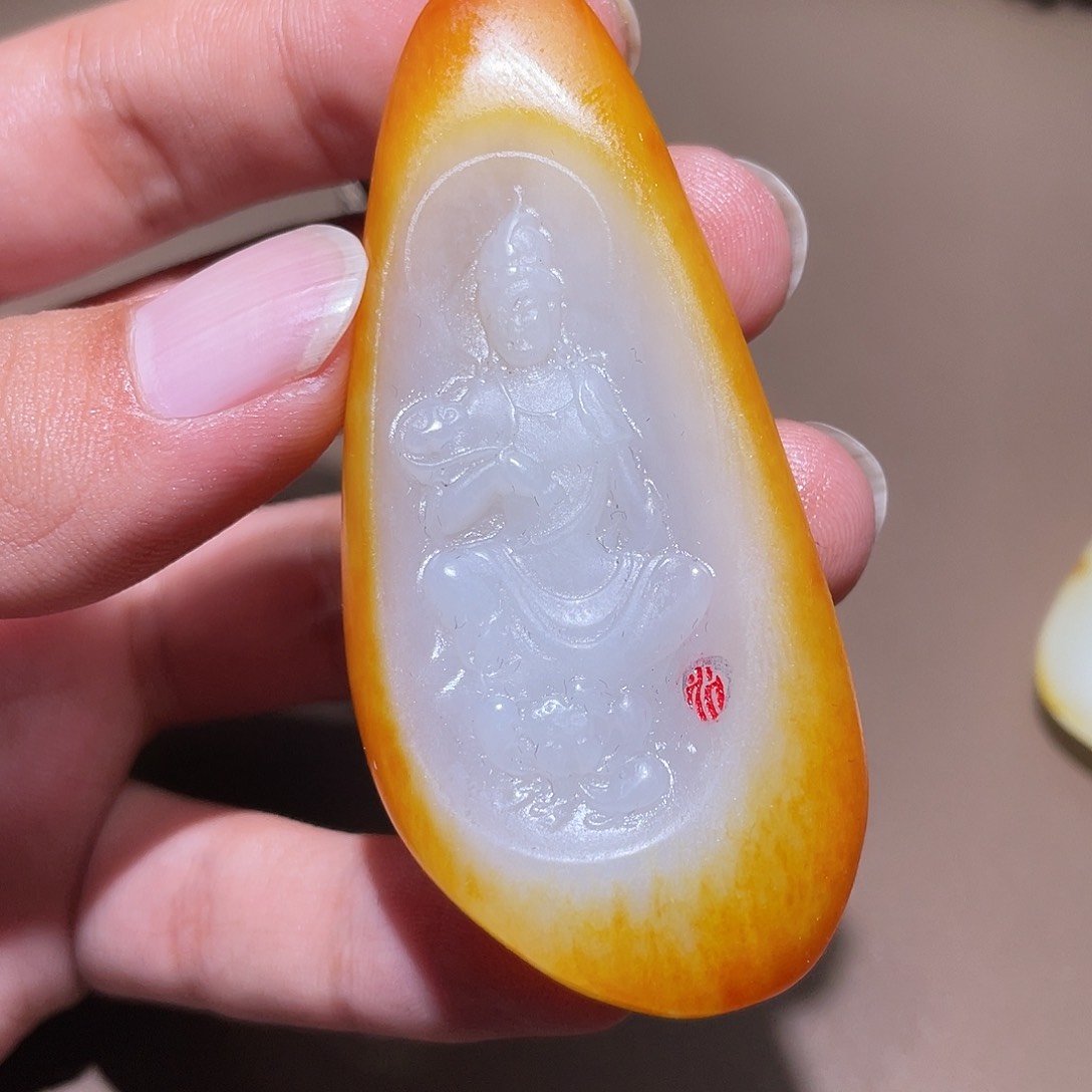 和田玉挂件未镶嵌Y