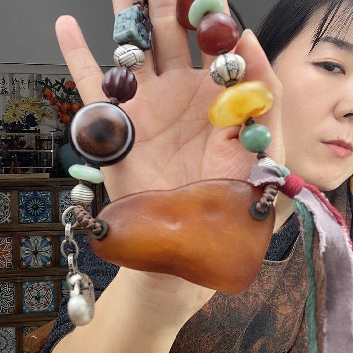 蜜蜡项链未镶嵌项链