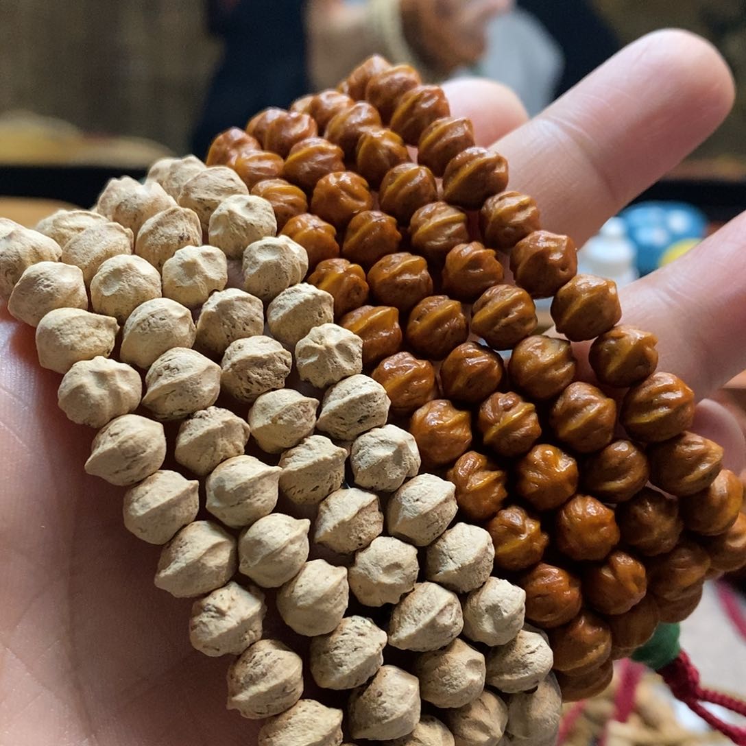 吊坠柏香籽/百香籽热振粉皮原桩横打