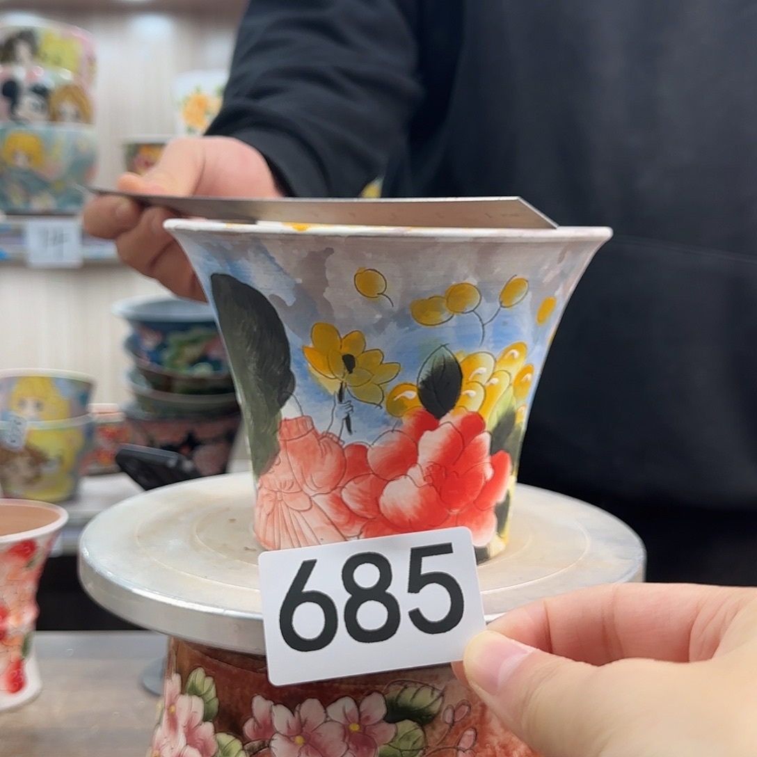 紫砂花盆瑕疵瑕疵685