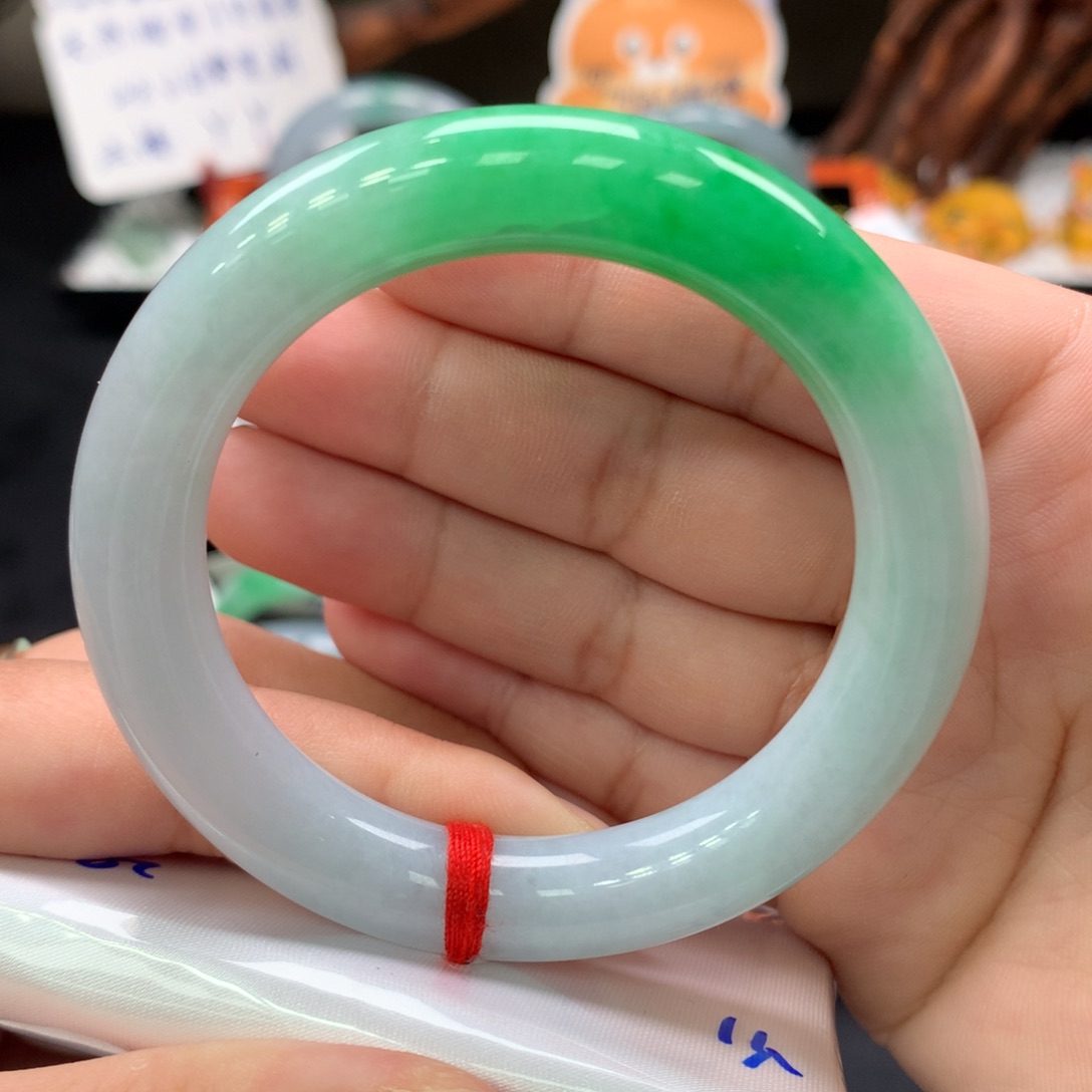 未镶嵌手镯翡翠3号，50圆条