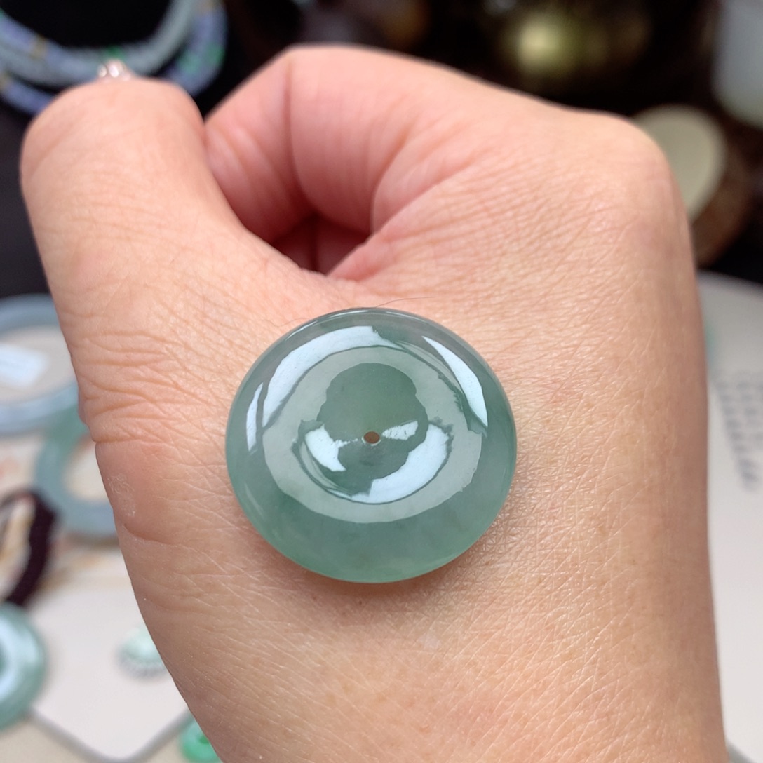 颈饰未镶嵌翡翠缅甸翡翠