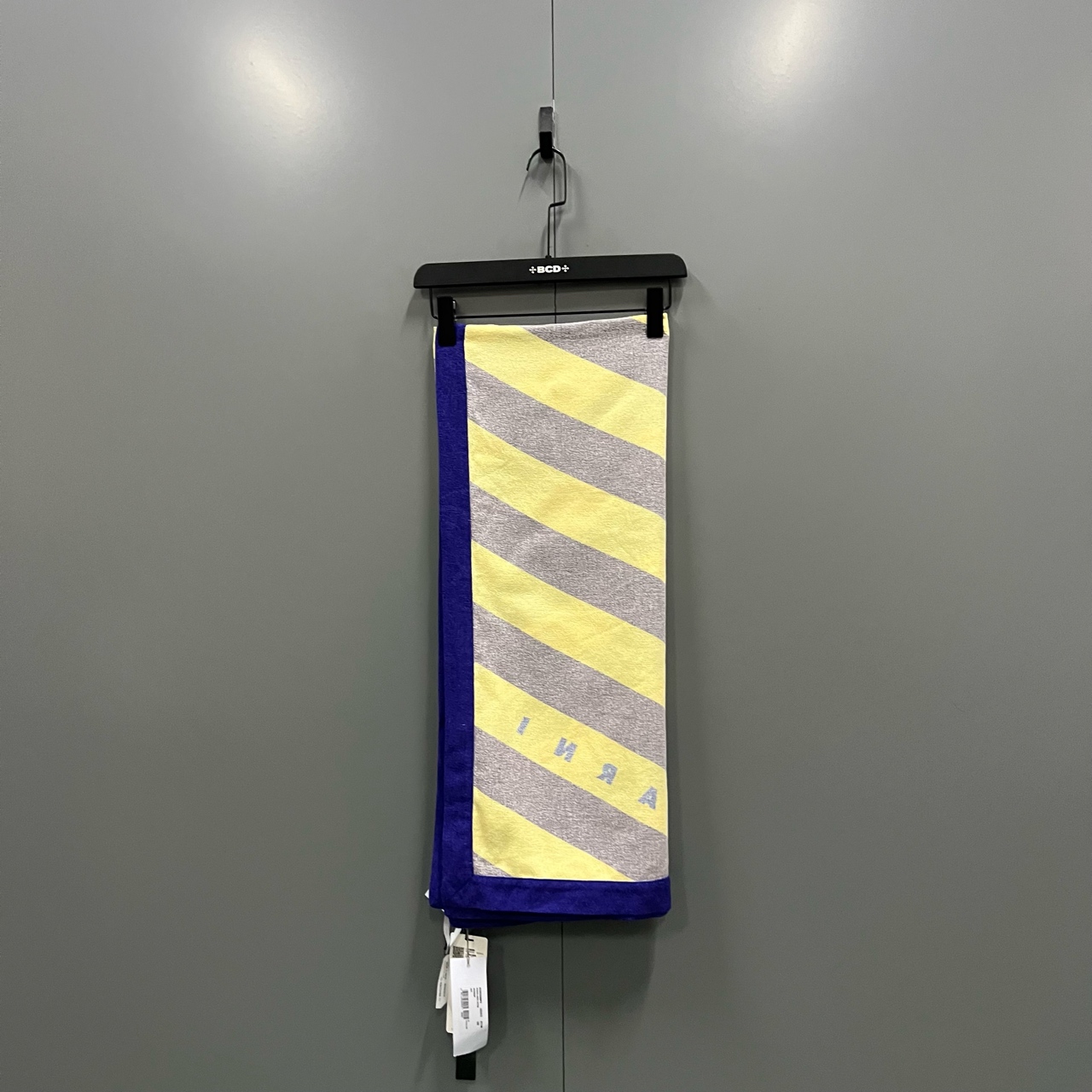 99新 MARNI （zz5）斜纹印花logo披肩围巾 均码 bc012374