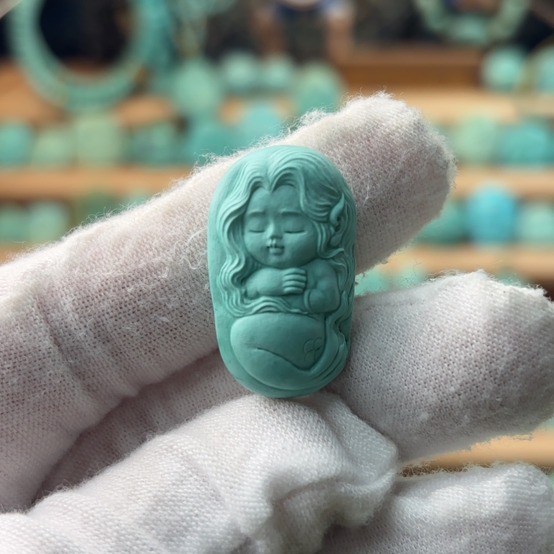 绿松石未镶嵌配饰