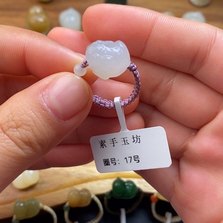 大***慧和田玉未镶嵌颈饰