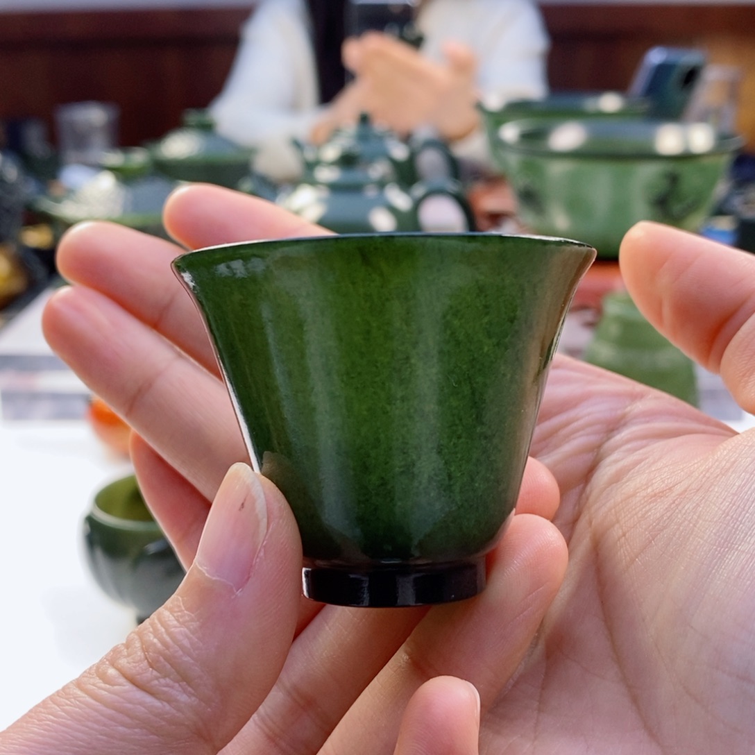 和田玉（青玉）挂件未镶嵌微瑕