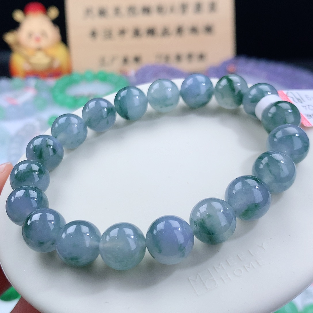 翡翠手链未镶嵌卡10