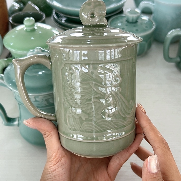 小米茶器龙泉青瓷