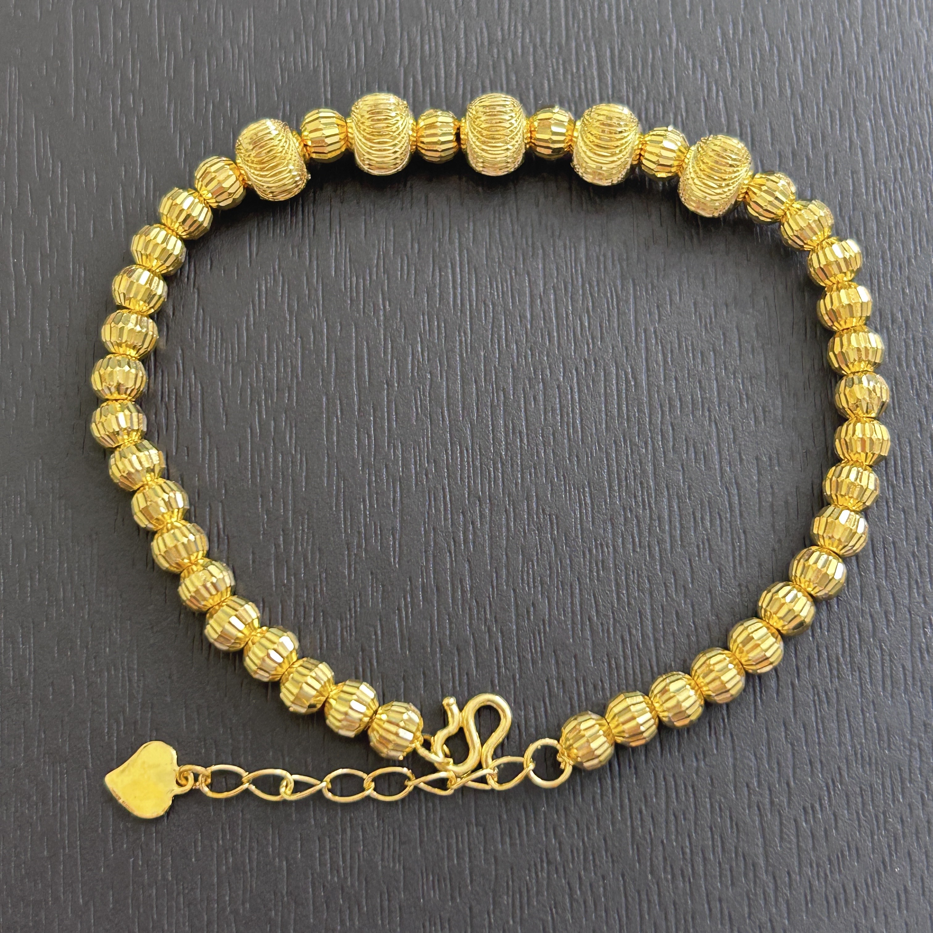 足银手链 【店长专享】足银西瓜猫眼珠手链SL446