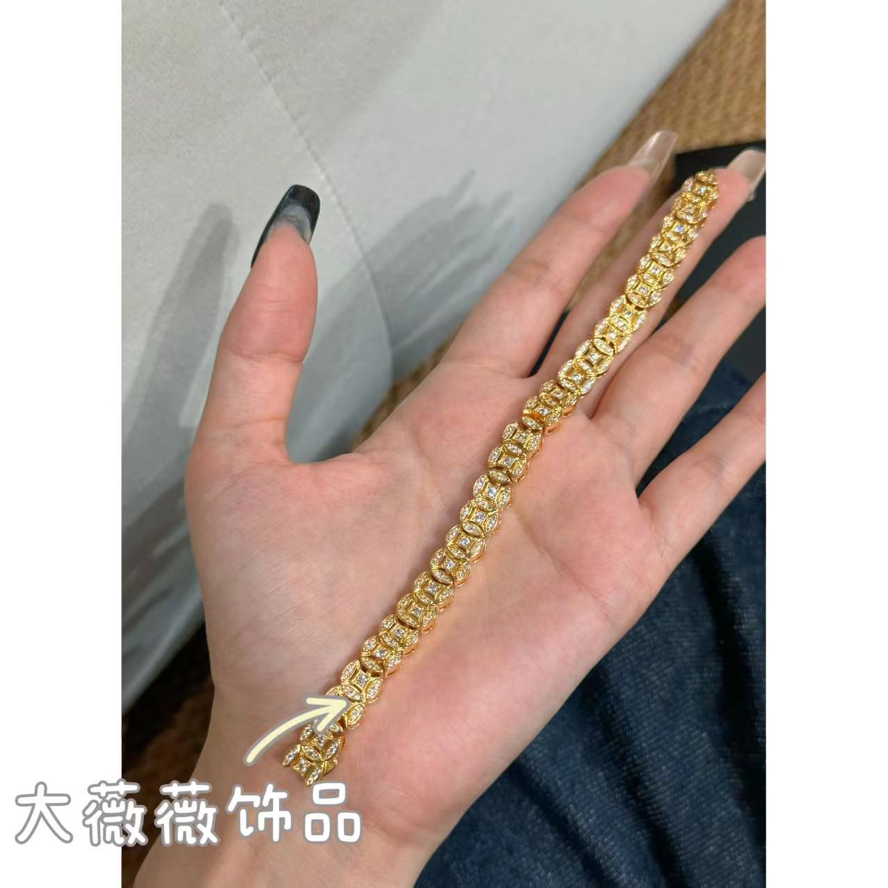 铜合金手链 「八方来米」独特设计感手链-4756