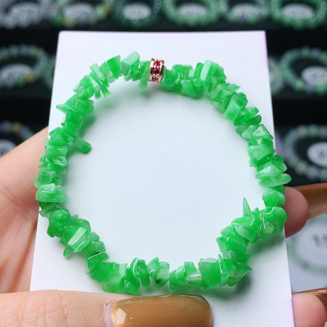 翡翠手链未镶嵌翡翠