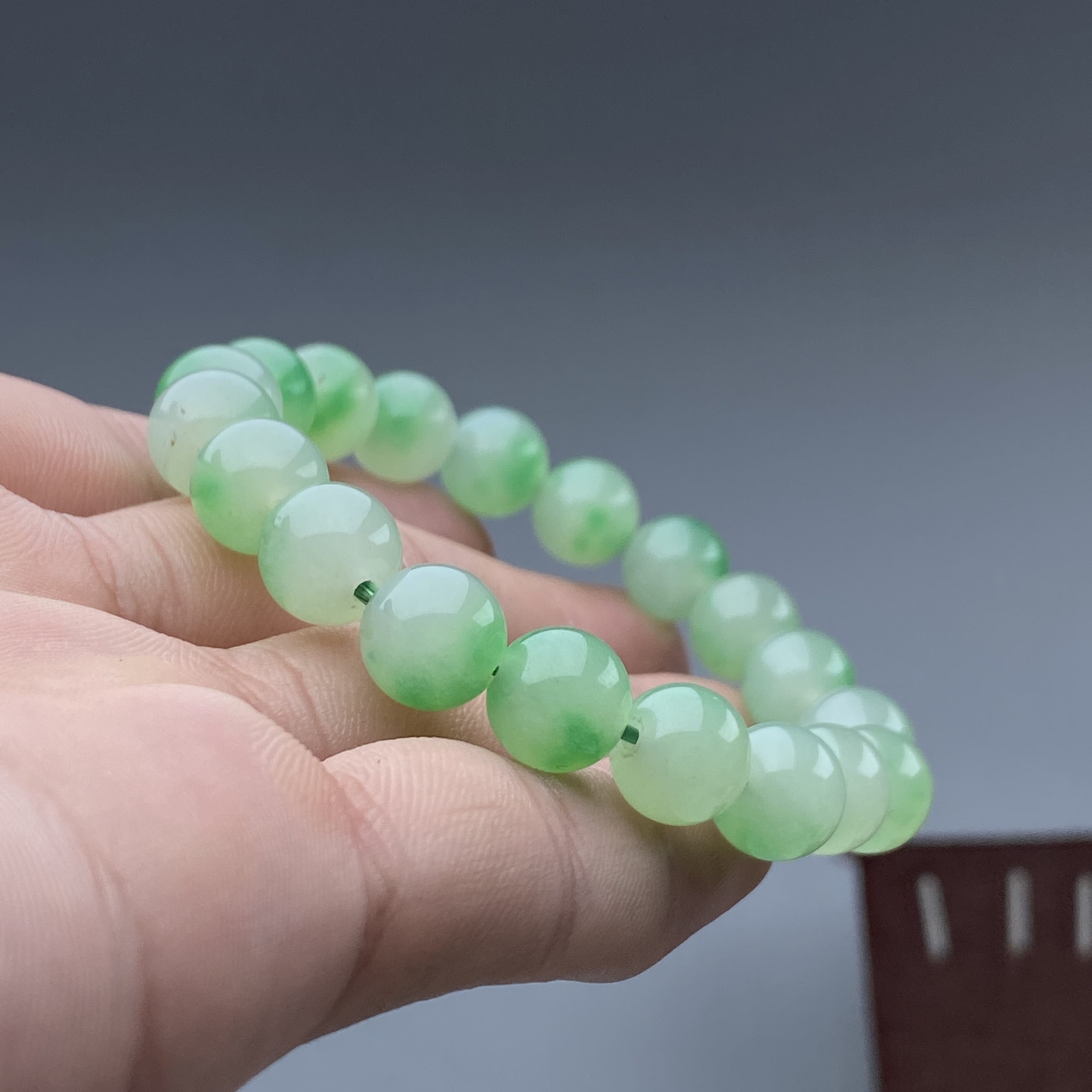 FC-278号冰飘绿10mm手链多样性发一件时尚