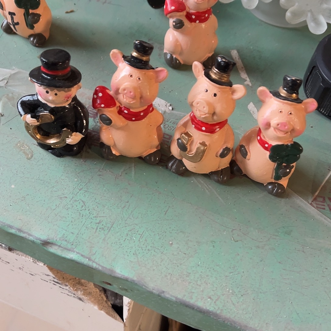 树脂四个摆件摆件摆件