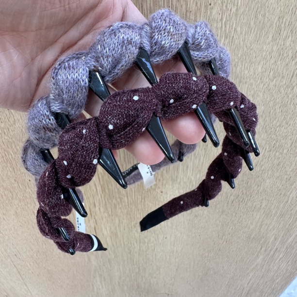 秋冬针织带齿宽边高颅顶高级感百搭日常外戴发箍时尚头饰