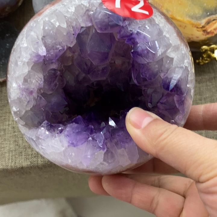 紫晶未镶嵌珠宝半成品