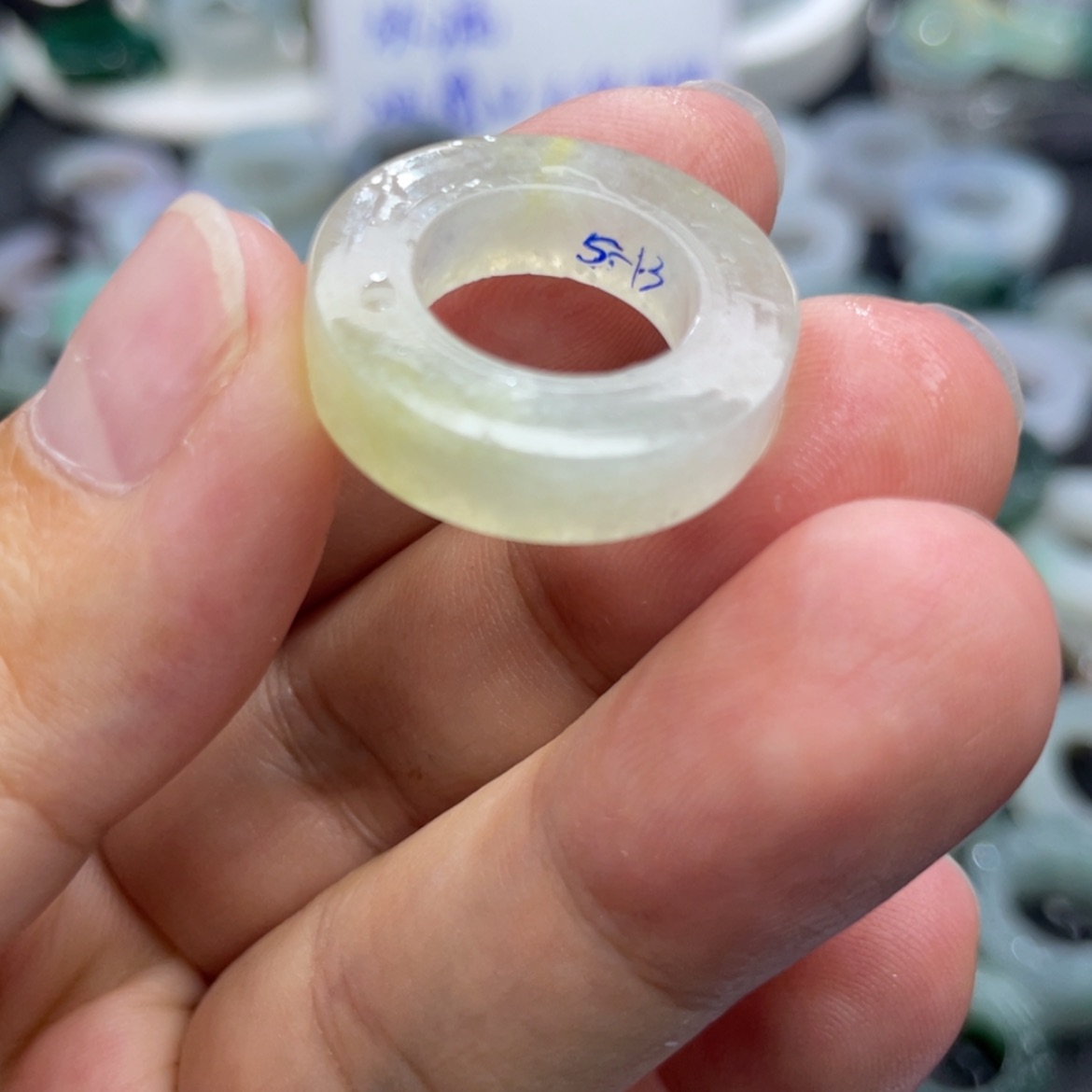 【闪购商品】未镶嵌定制翡翠天然翡翠5-13冰黄