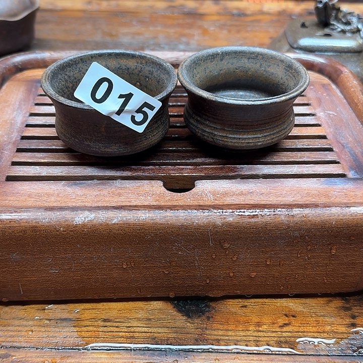 纯手工制作粗陶茶具
