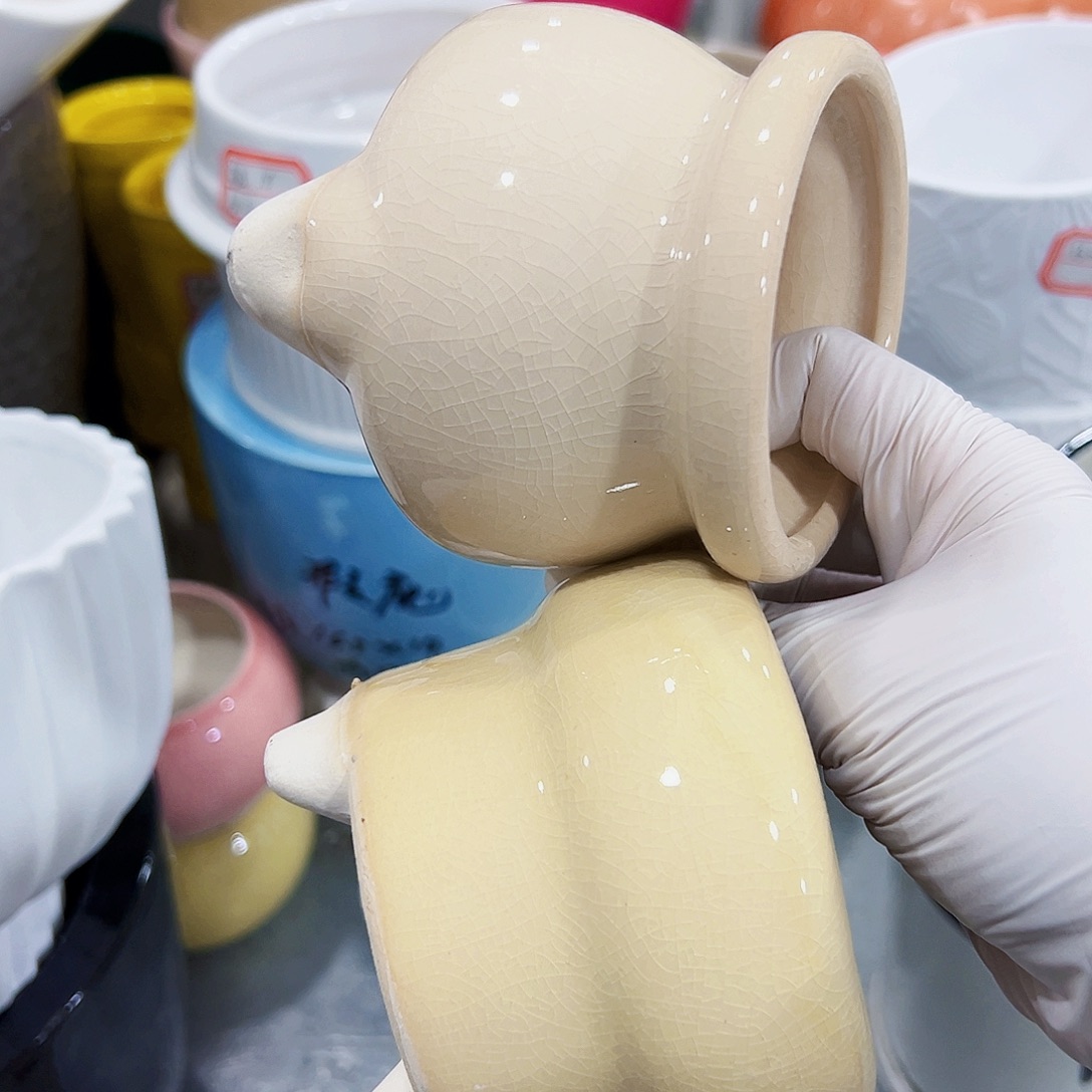 有孔外贸尾单陶瓷花盆凑单10米包邮