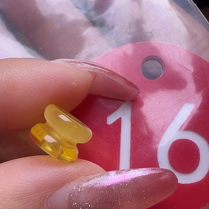 未镶嵌蜜蜡裸石8.6mm锁线器