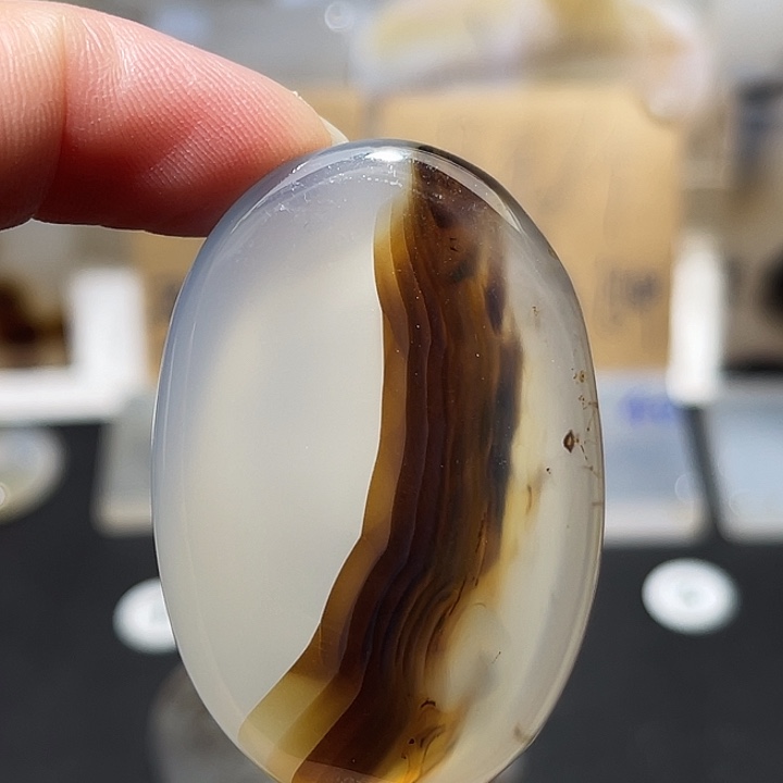 玛瑙/玉髓玉牌未镶嵌