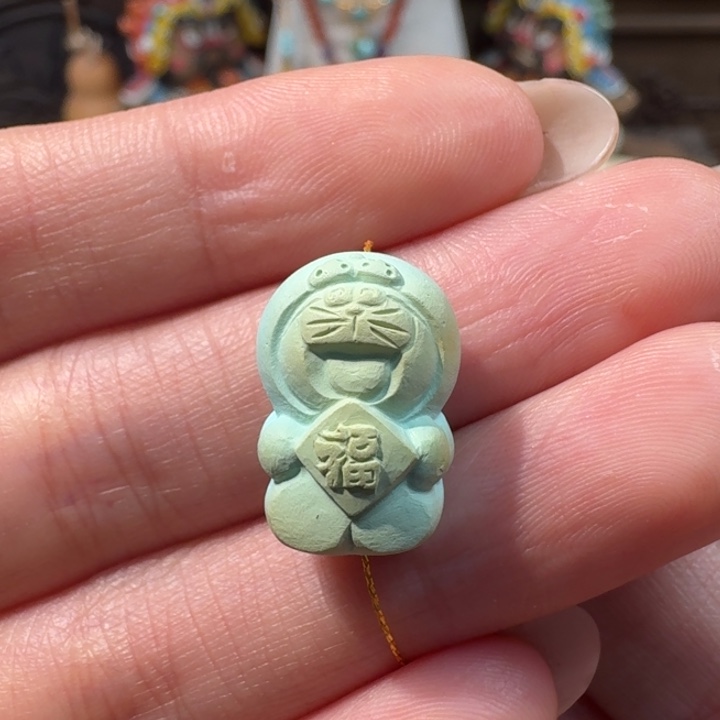 绿松石未镶嵌可爱配饰