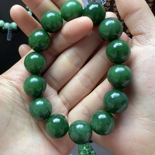 和田玉（碧玉）手串未镶嵌