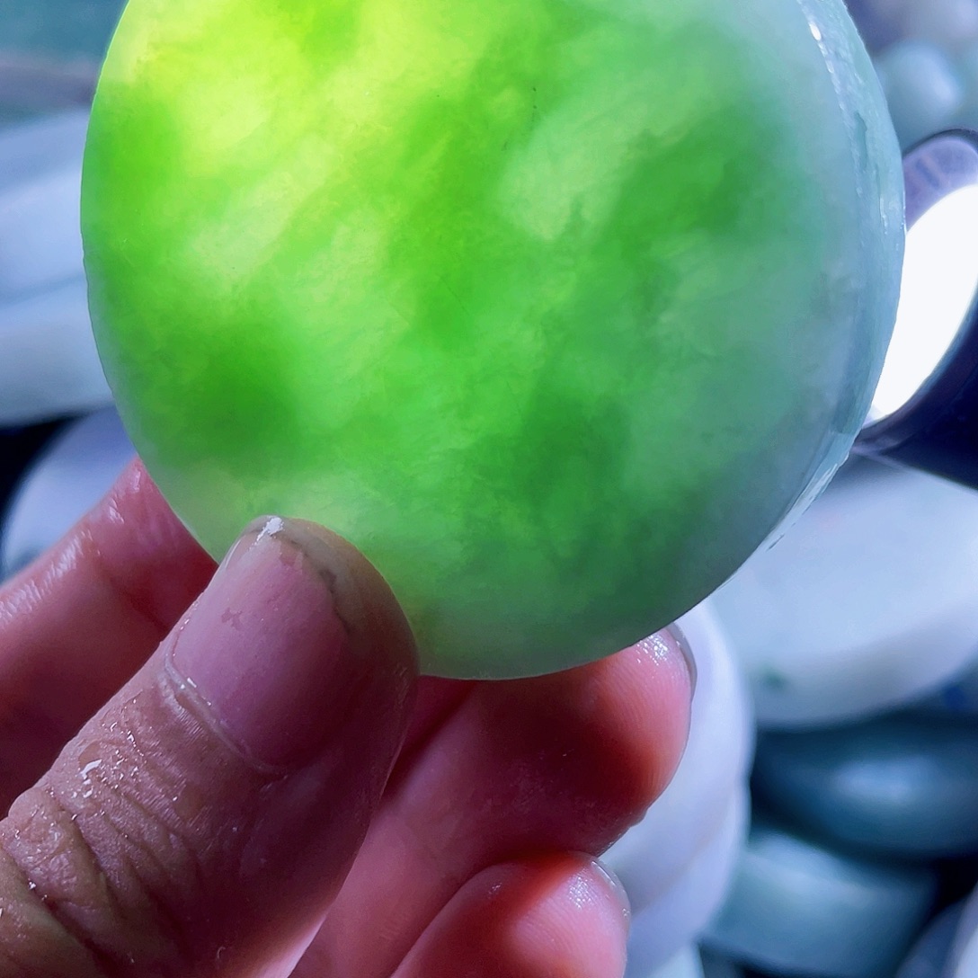 翡翠散珠天然翡翠A货