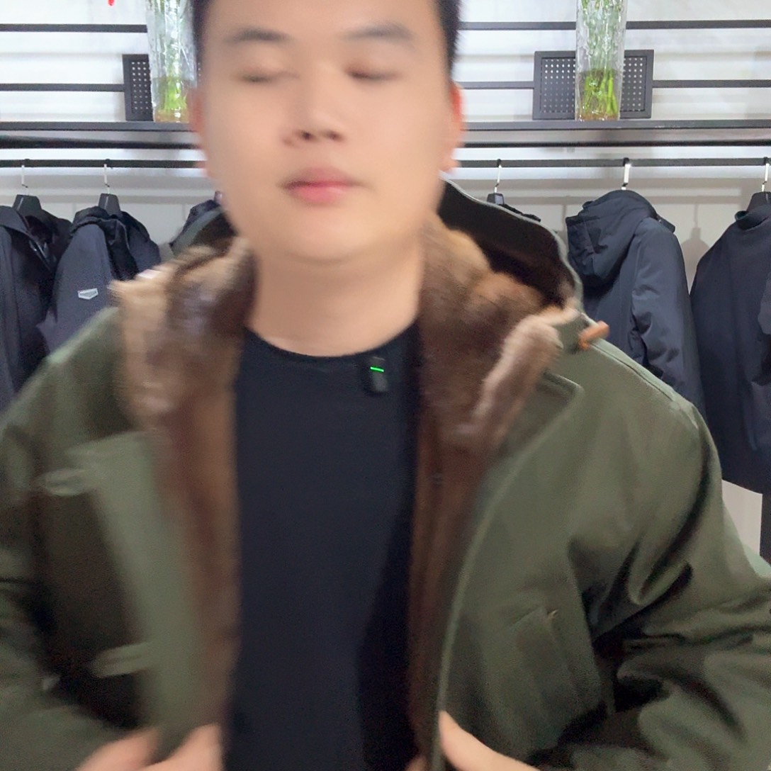 老钱风貂内胆派克
