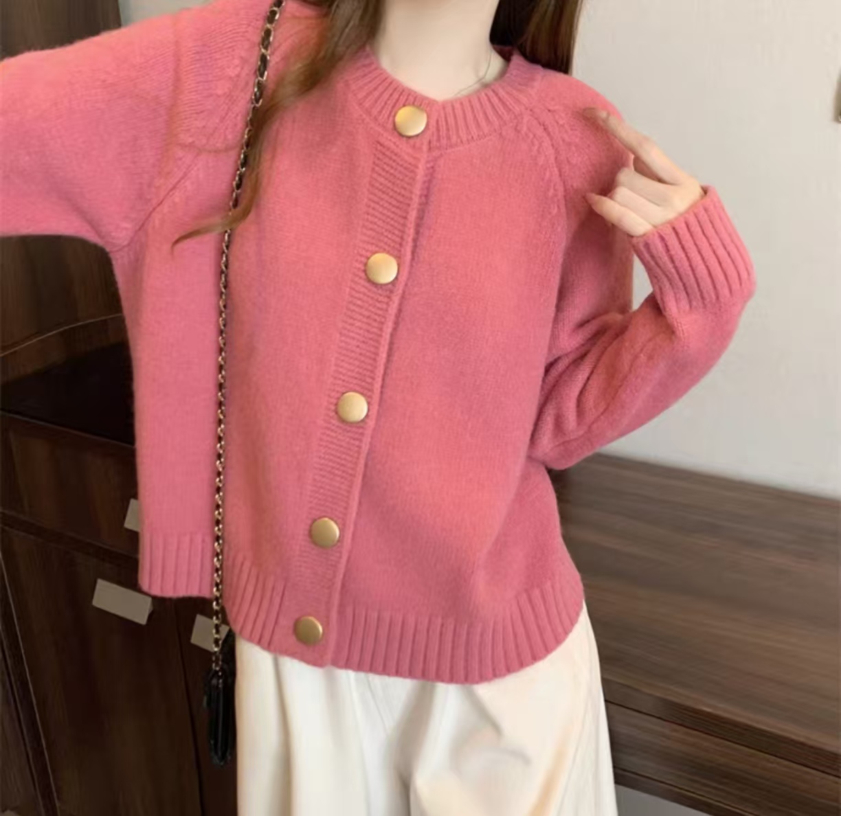 （J061-J120）时尚百搭针织衫简约秋冬上衣