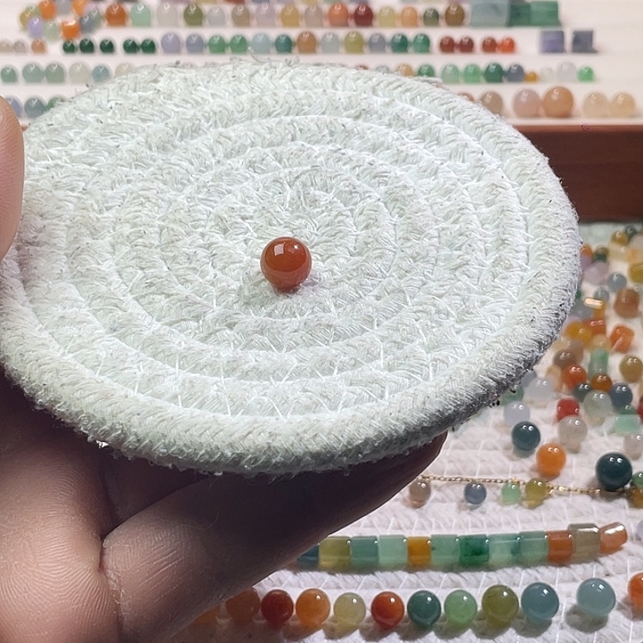 翡翠散珠未镶嵌定制翡翠卡9.2