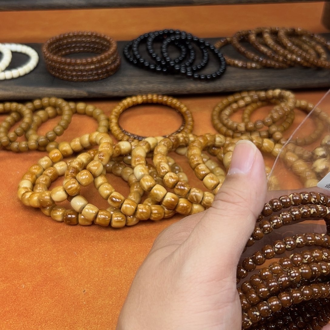 紫金鼠手串65纯肉实心