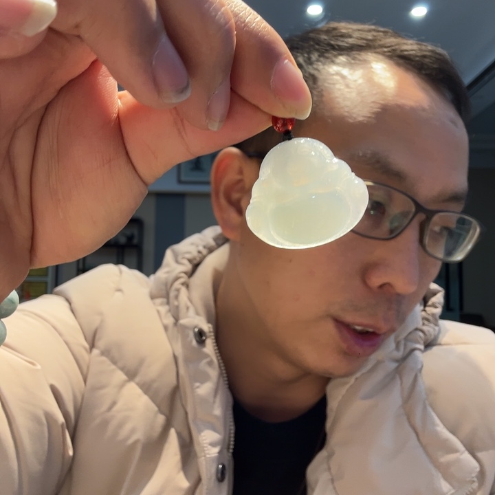 翡翠未镶嵌颈饰缅甸翡翠佛公