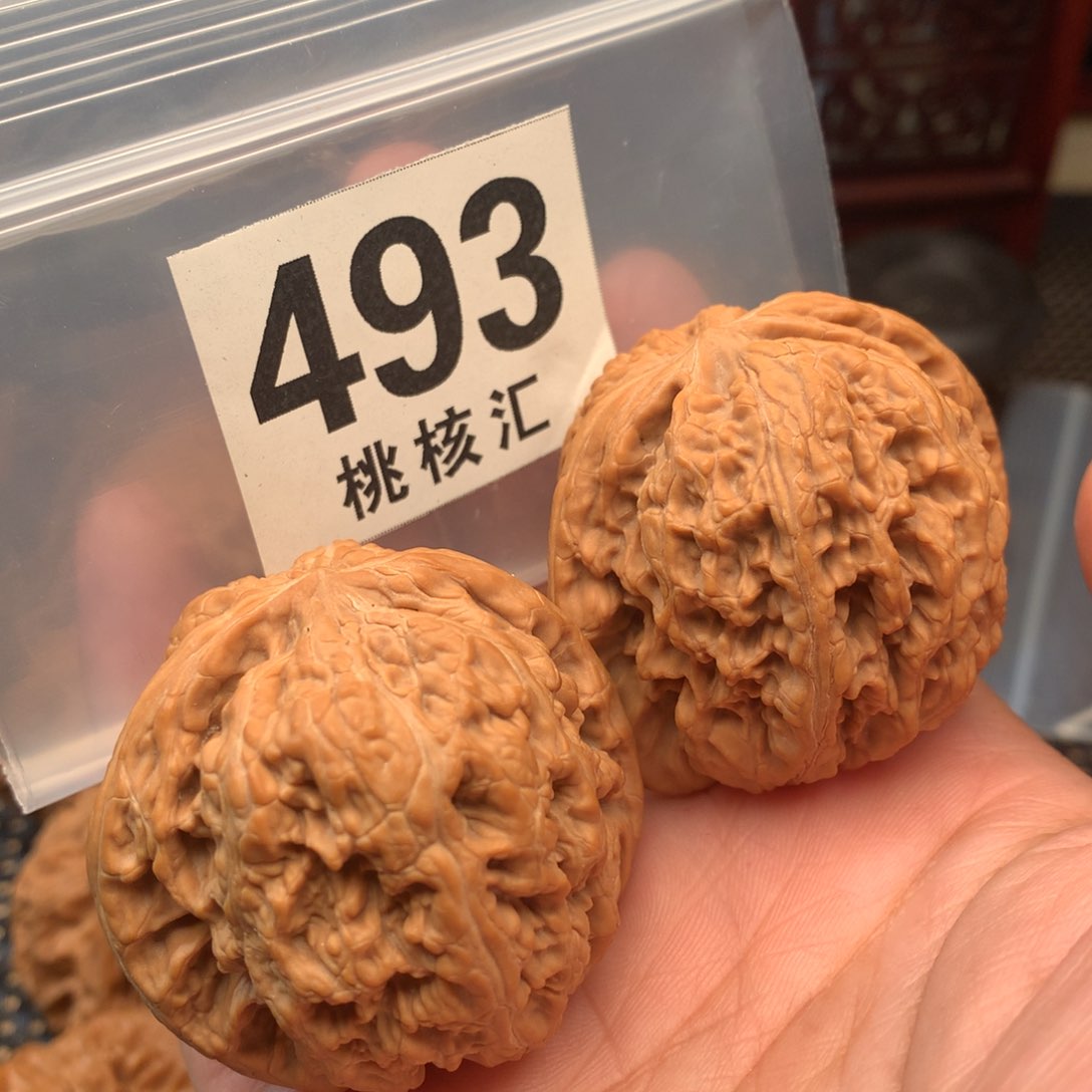 文玩核桃把件将军磅44